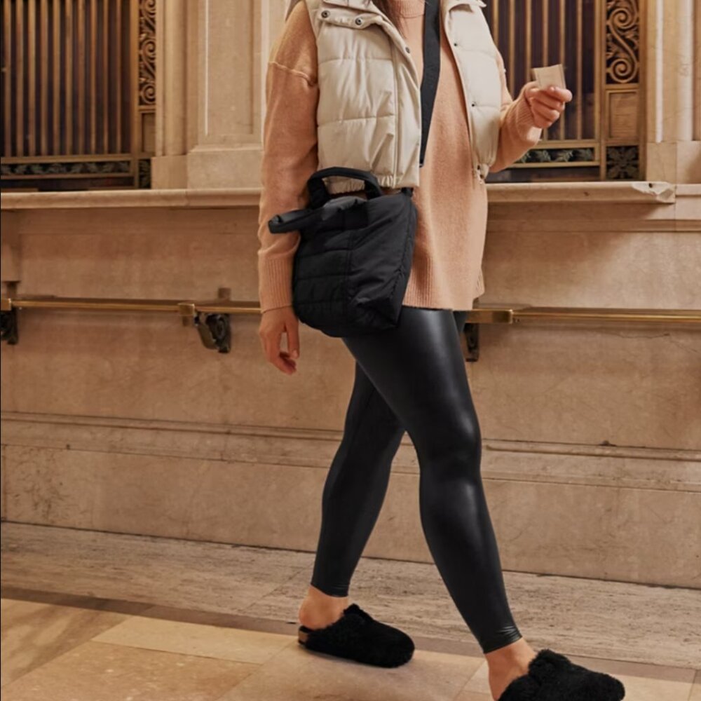 Aerie Real Luxe Faux Leather Leggings - OFFLINE - Small - NWT